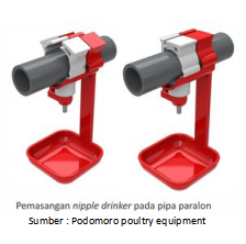 nipple drinker (tempat minum otomatis)