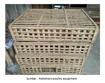 Keramba Ayam Bambu